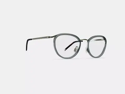 Dinah Eyeglasses in Soapstone with Riesling Low-poly 3D model