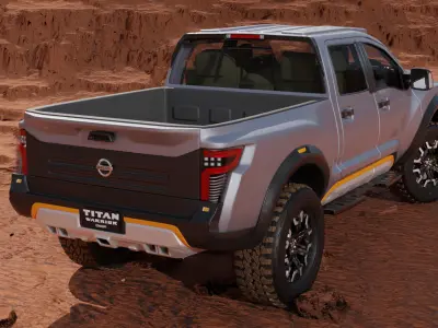 Nissan Titan Warrior 3D Model 3D model