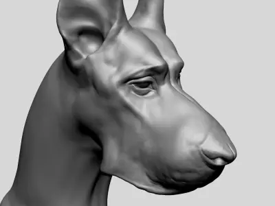 Dog Bust B 3D model
