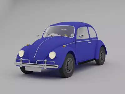 beetle volkswagen 3D model