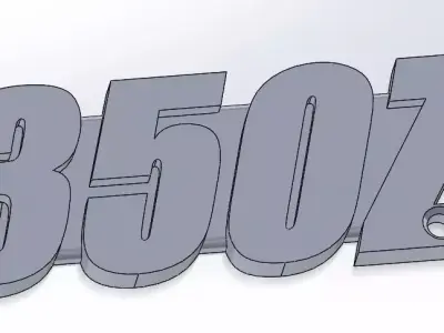 Nissan 350Z Keychain 3D print model