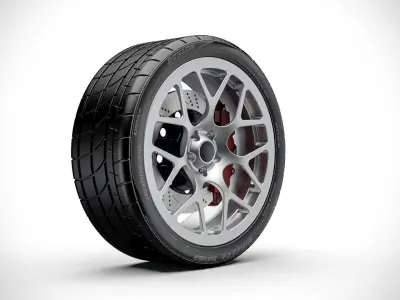 Wheel v3 3D model