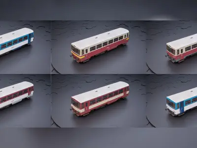 Diesel Train 3D model