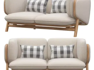 Modren take on italian furniture desing 3d model Low-poly 3D model