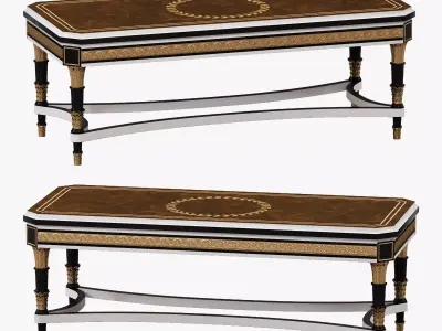 COFFEE TABLE WELLINGTON MARINER luxury 3D model