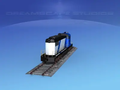 Diesel Locomotive V09 3D model