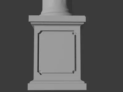 Column Low-poly 3D model get