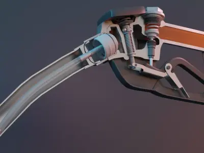 Fuel Nozzle 3d model 3D model