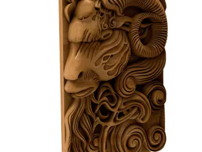 Panel Decorative 3D STL Model for 3DPrint 3D model