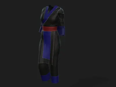 Nkauj hmong suit 3D model