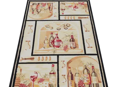 Rug Set 2394 3D model