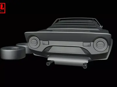 Lancia Stratos HF Stradale 1973-1978 3D print model