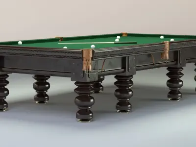 Billiard table 3D model