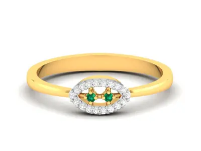 Diamond Ring For Women 3d Print Model 3D print model shop