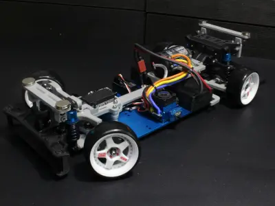 3d printable 3 piece wheel kit 3D print model