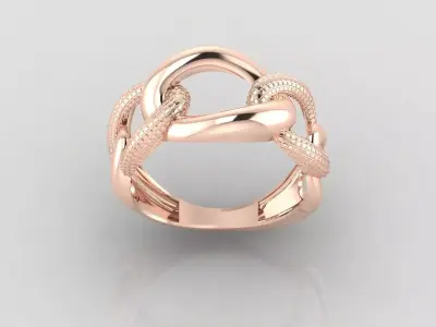 Women Ring Fancy Ring Plain light weight STL 3DM Printable 3D print model