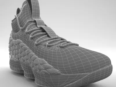 Nike LeBron 15 Basketball PBR 3D model