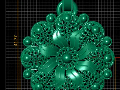  traditionalpendant 3D  pendant   3D print model