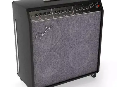 Concert Guitar Audio Amplifier 3D model