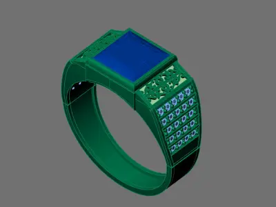 STL 3DM Gents Rings Ready Models Mens Rings 3D print model 3D print model