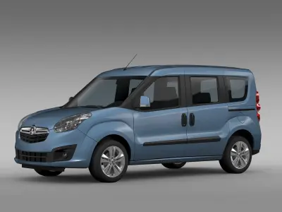 Vauxhall Combo Tour ecoFLEX H1L1 2015 3D model