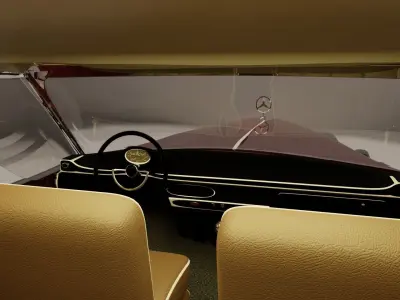 Mercedes Benz 170S 1950 3D model