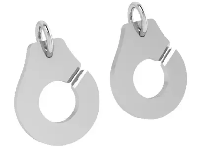 Shackles Earring 4466 3D print model
