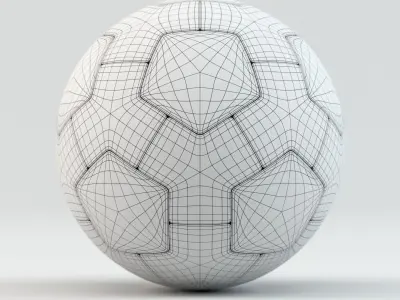 Soccer Ball 3D model 23