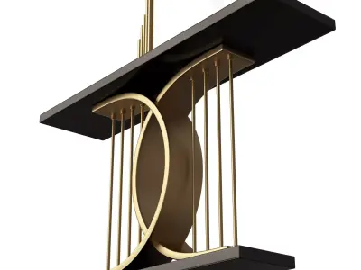 Luxury Console Table 04 Low-poly 3D model