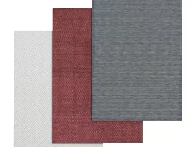 Rug Set 1007 3D model