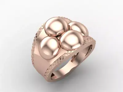 Plain Ring Women Ready STL 3DM Models Womens Rings 3D models 3D print model 69