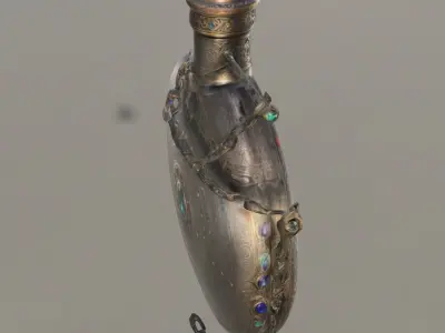 Ornate Fantasy Potion Flask 3D model