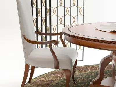 Christopher Guy Grace Dining Set 3D model