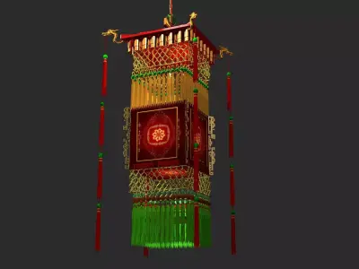 Chinese  palace lantern   3D model