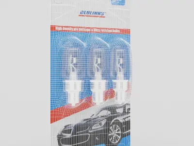 Vehicle light bulbs 3D model