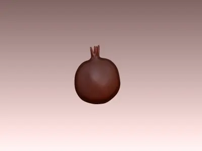 2114 P chocolate fruit 3D model