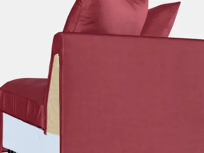 GRONLID Cover for corner section 3 Low-poly 3D model