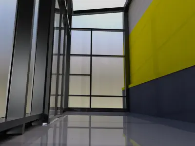 Entrance vestibule 3D model