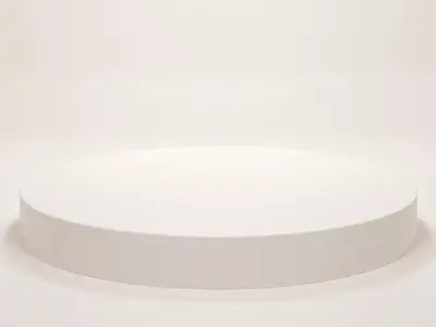 Minimalistic Product Display Podiums models set Low-poly 3D model