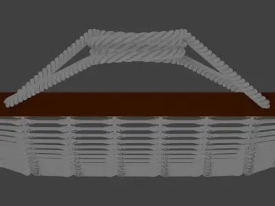 hammock rope 3D model