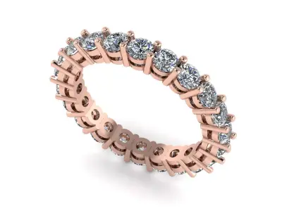 Diamonds Ring 02 3D print model