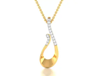 Women Pendant 3DM STL OBJ FBX Render Details 3D print model 14