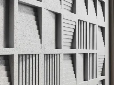 Tim Van Eenennaam Art Frame Low-poly 3D model