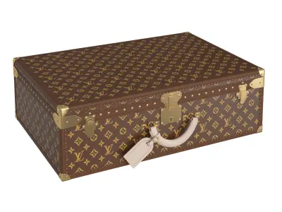 Louis Vuitton Suitcases 3D model