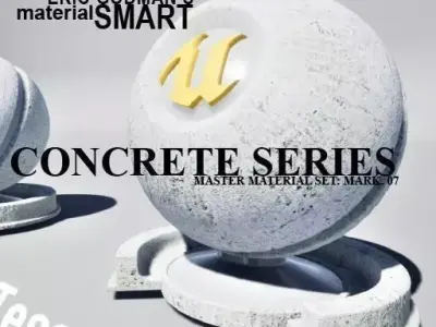 Material Smart Concrete Series Smart Master Materials Mark 07 3D model