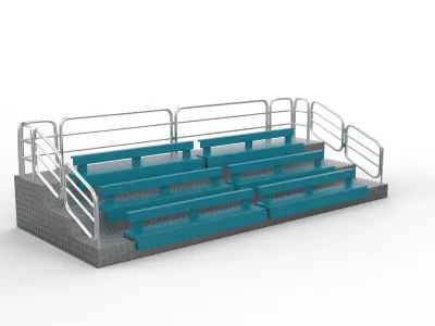 Outdoor Movable Grandstand  3D model