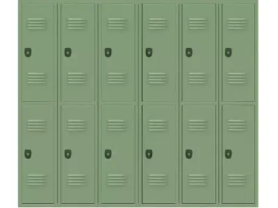 Locker lockers 3D model