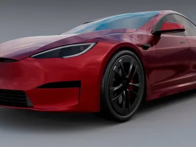 Tesla model S Plaid 3D model
