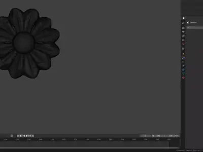 Pearl Center Daisy Ornament  3D print model