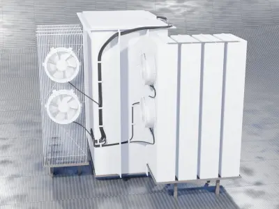 Power transformer 3D model